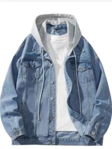 denim hoodi